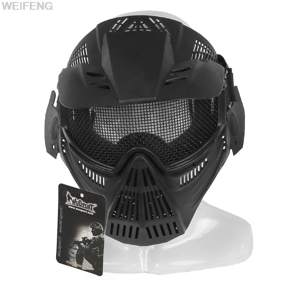 Camo Face Paint - Taktische Masken Voll gesichts stahlgitter Augenschutz