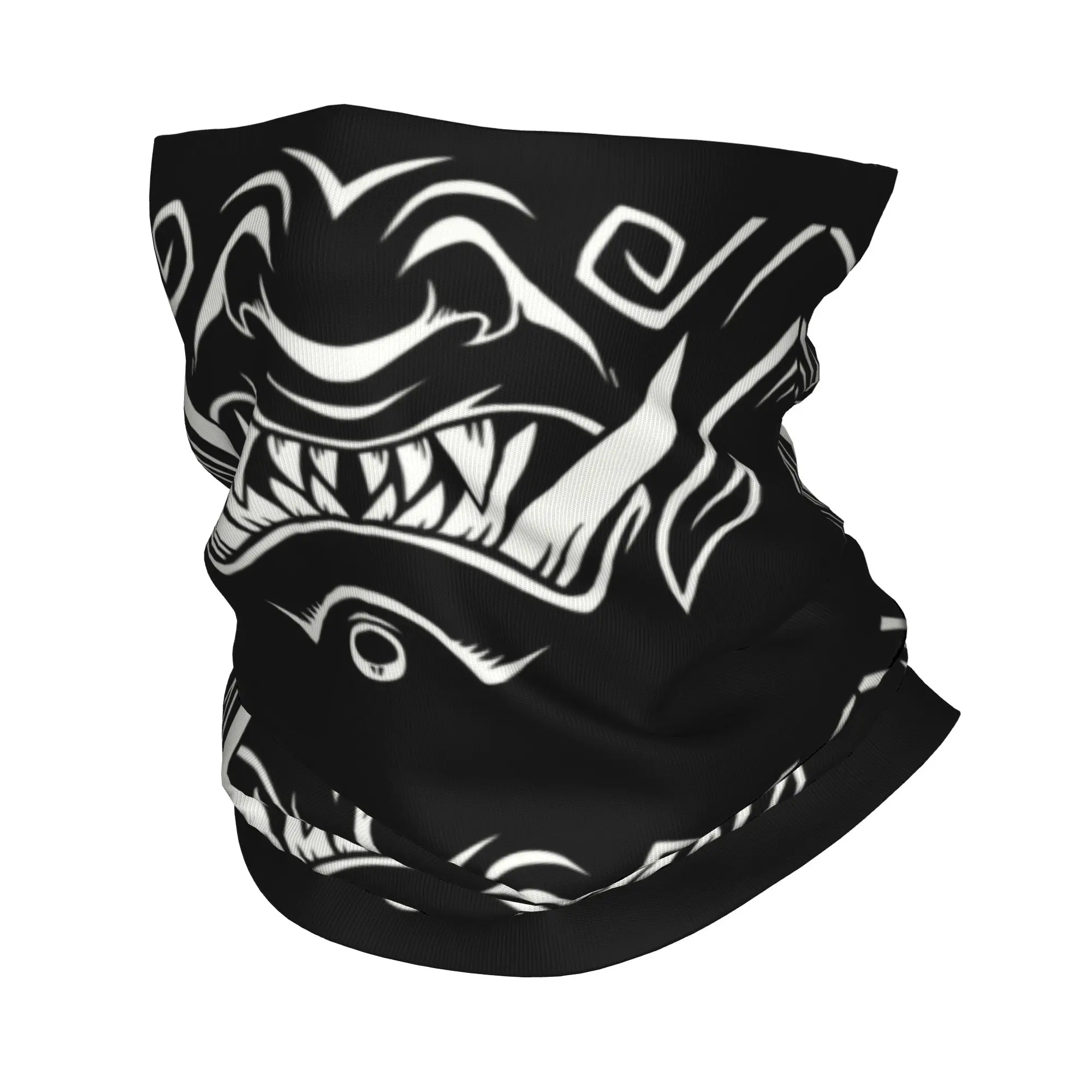 Outdoor Hunting Prints - Oni Japan Samurai Dämon Winter Stirnband