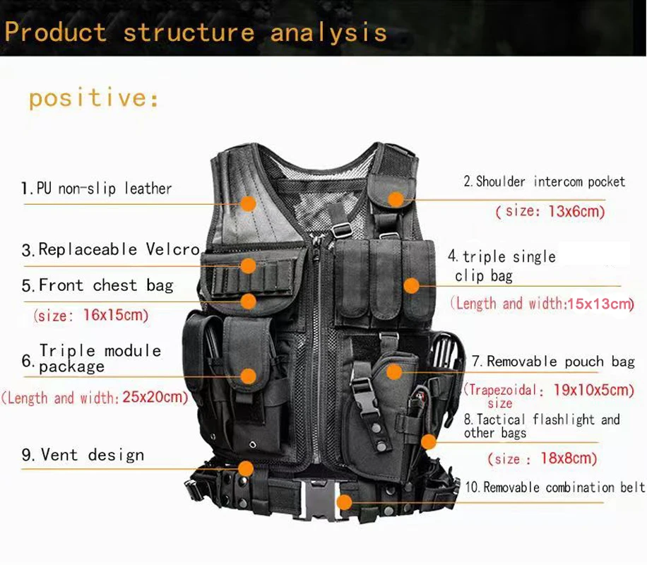 Verstellbare Molle Taktische W – Hunting Outdoor Game Bewertung und Preis